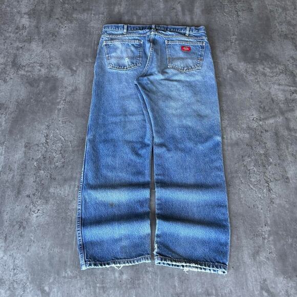 Vintage Y2K Carhartt Style Grunge Opium Distressed Denim Jeans - Picture 1 of 3